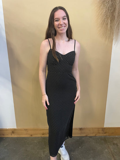 Polka Dot Midi Dress