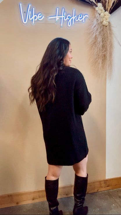 Avery Mockneck Sweater Dress