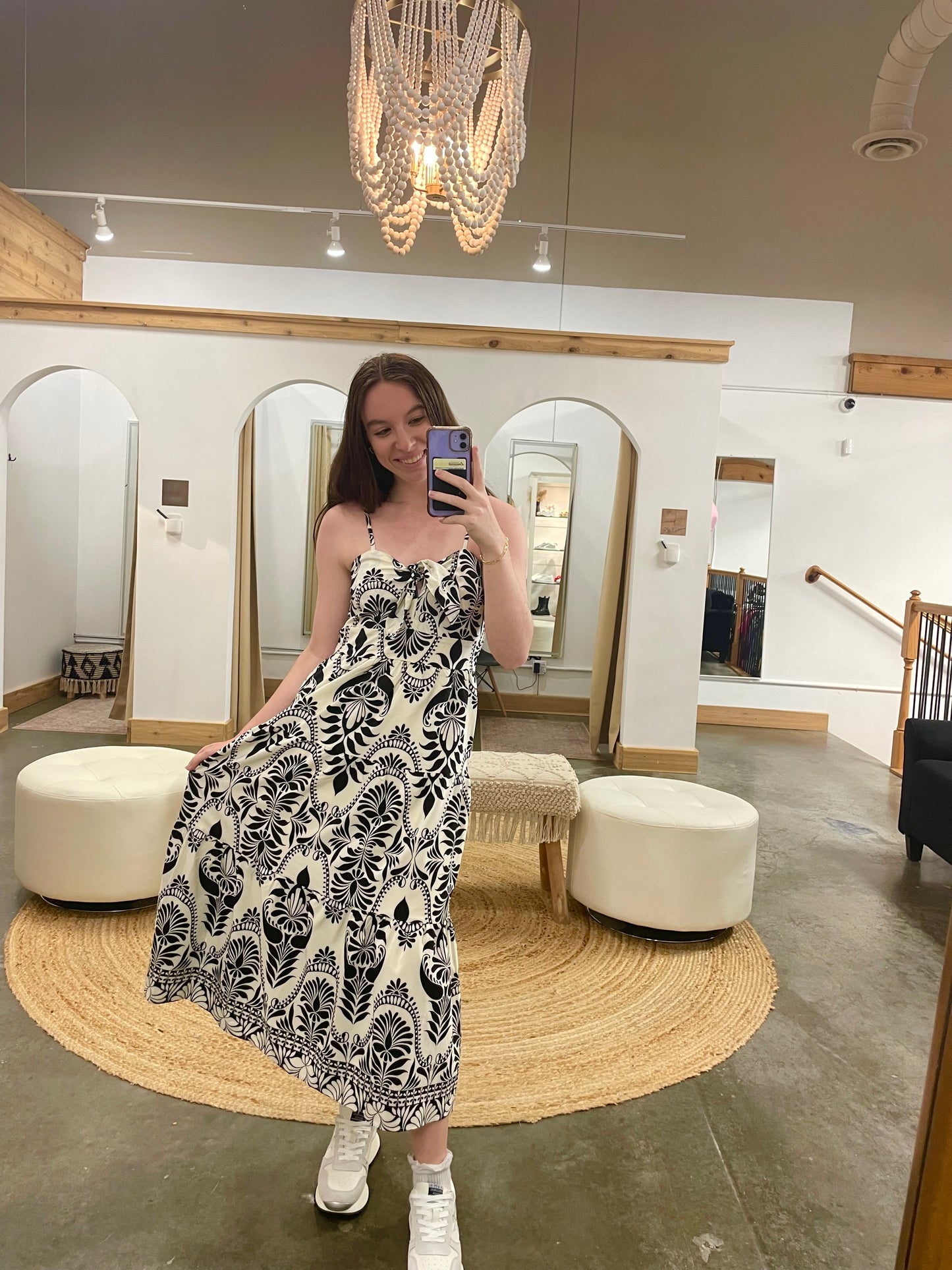 Here For You Paisley Maxi Dress