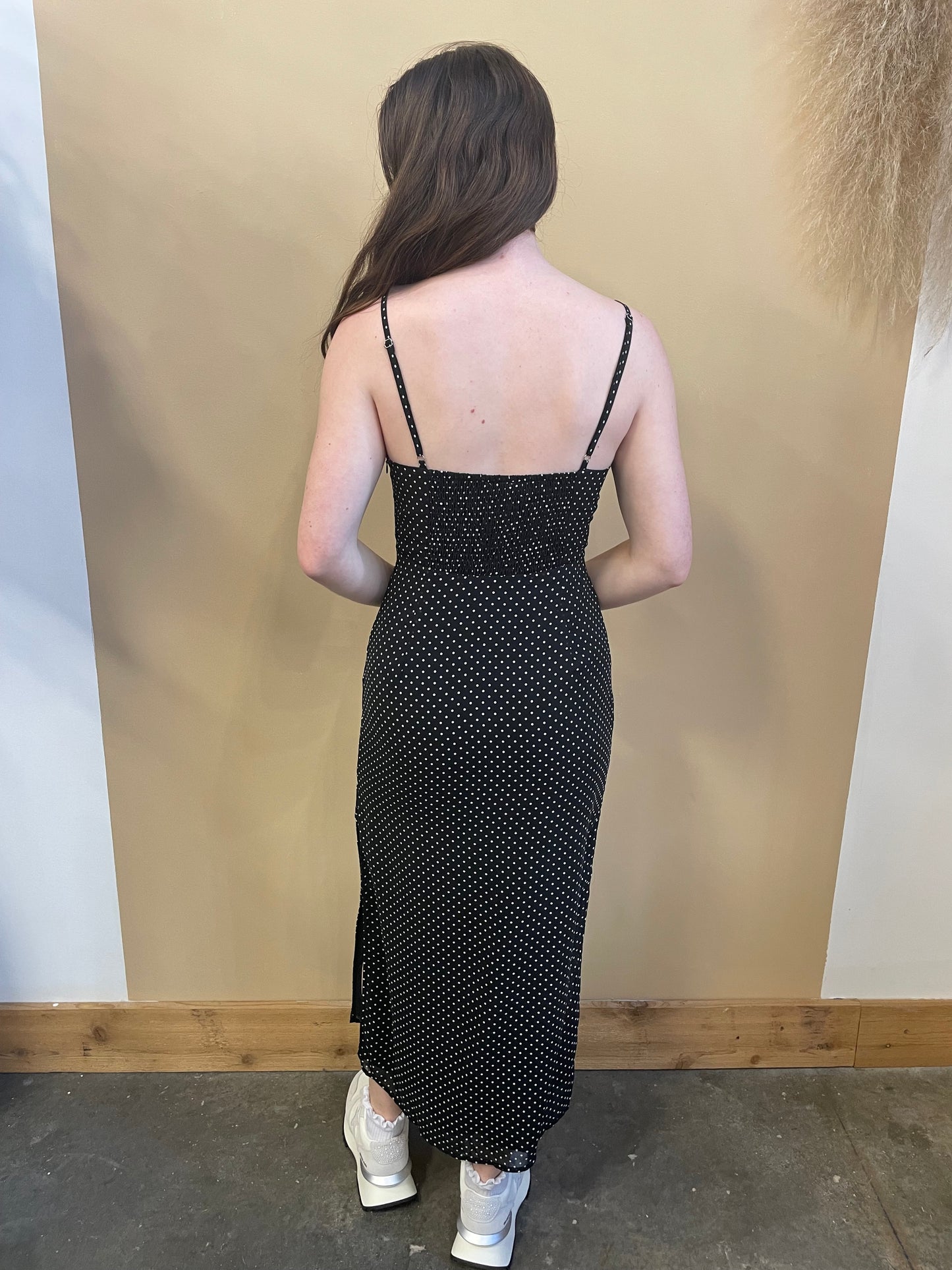 Polka Dot Midi Dress