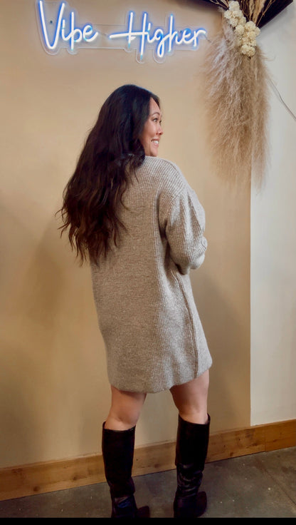 Avery Mockneck Sweater Dress