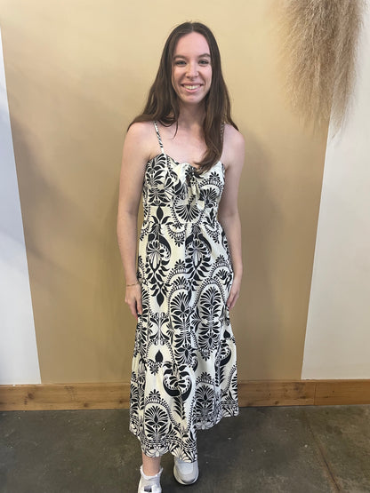 Here For You Paisley Maxi Dress