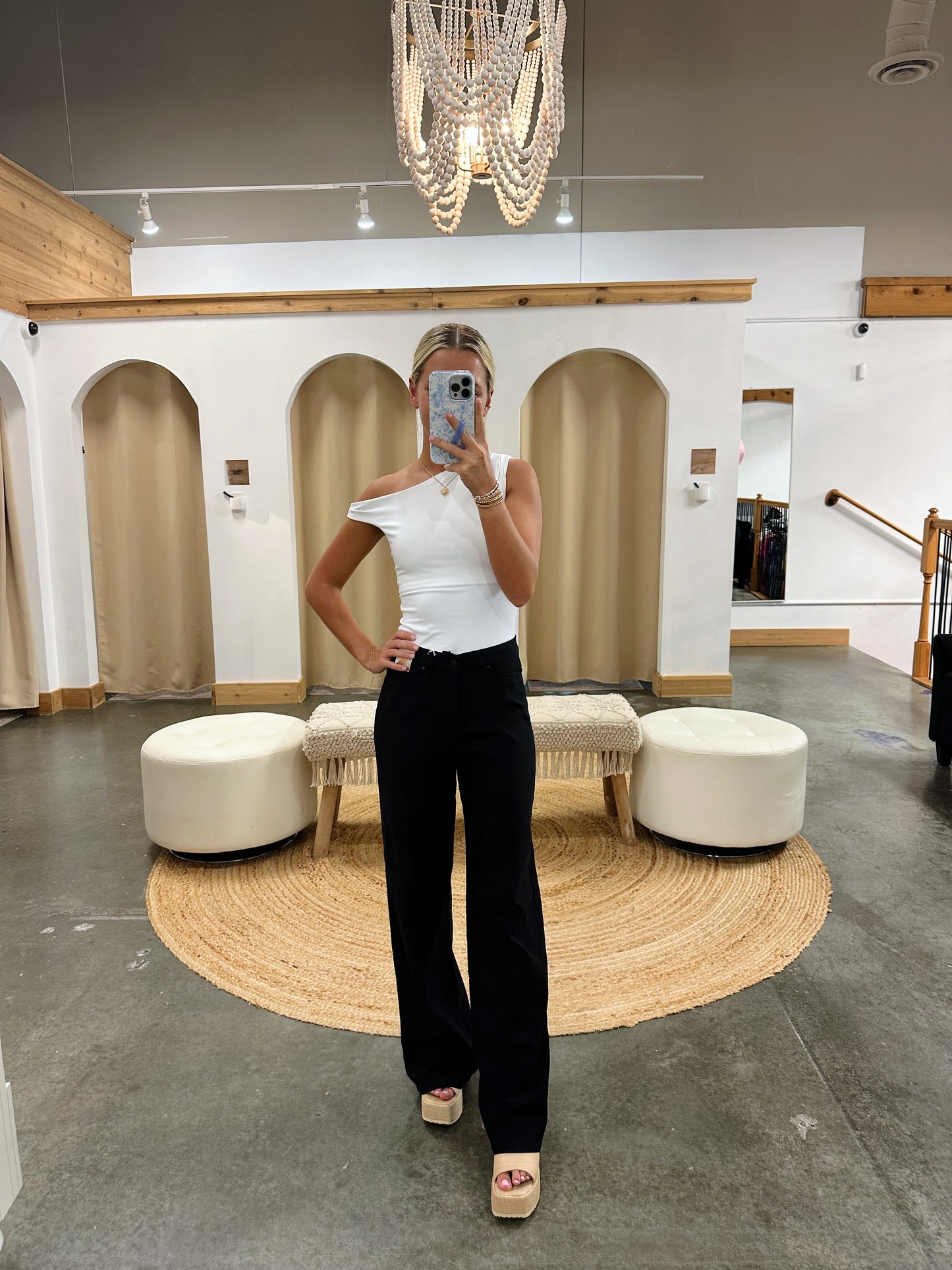 High Rise Wide Leg Pants