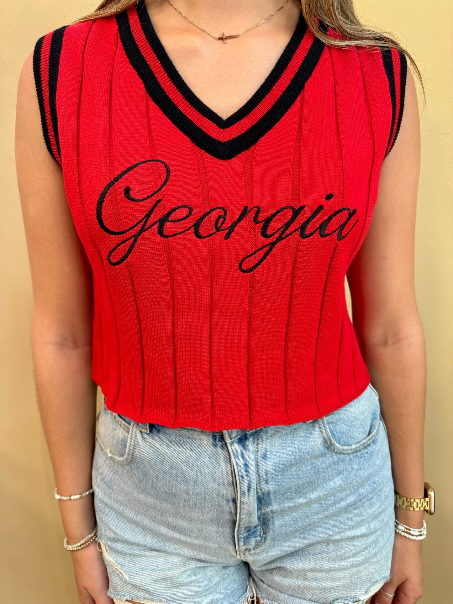 Georgia Sweater Vest - Arete Style