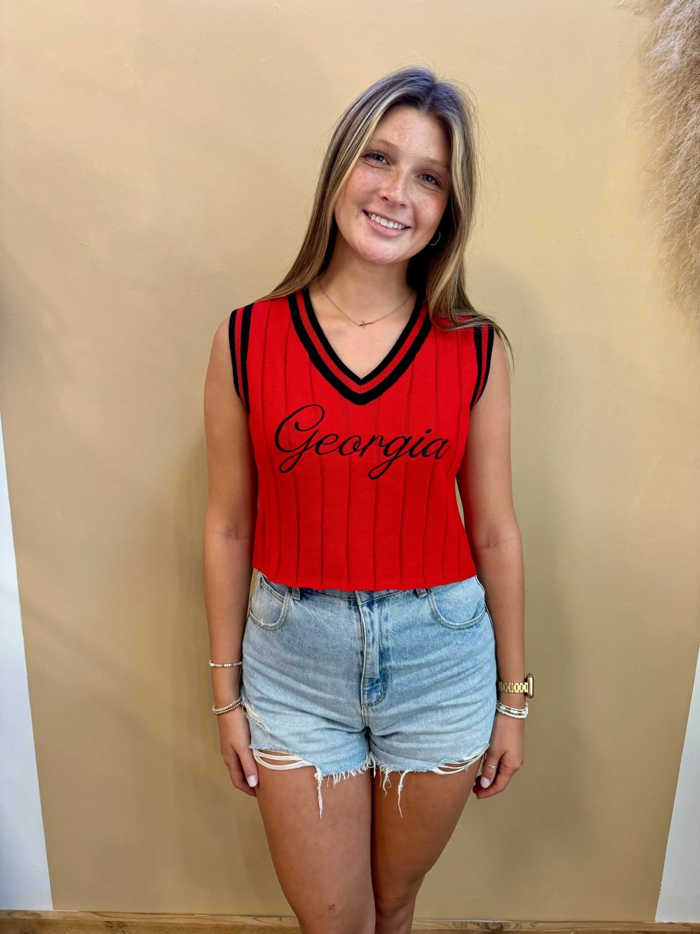 Georgia Sweater Vest - Arete Style