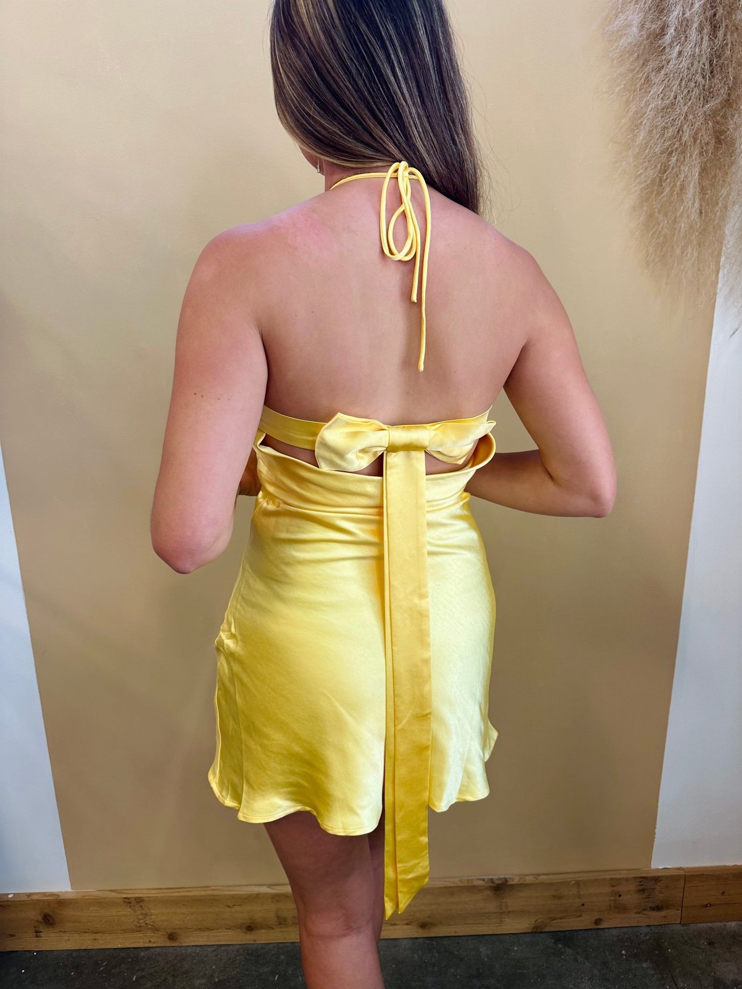 Lemonade Halter Dress - Arete Style