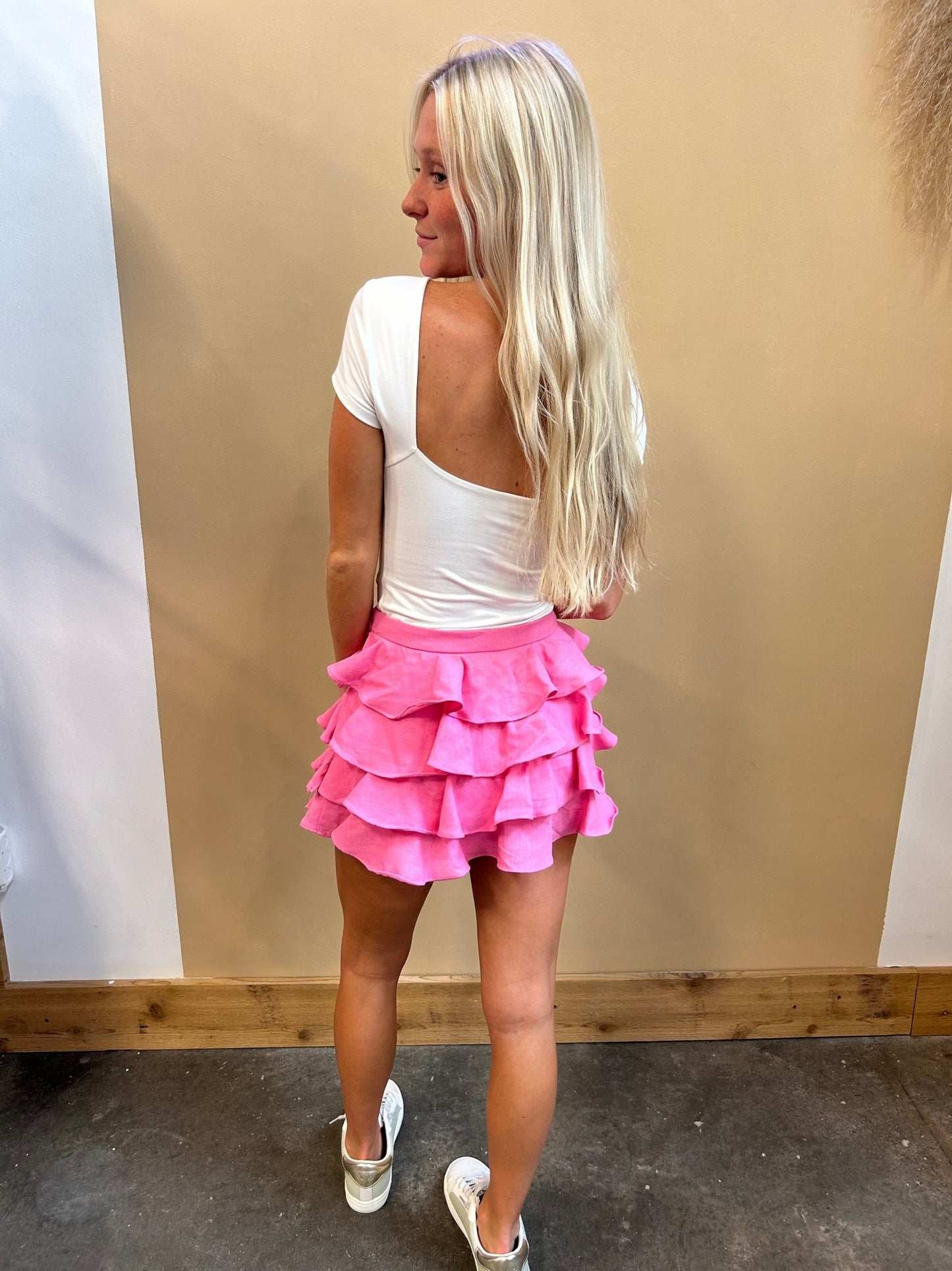 Tully Tiered Mini Skort - Arete Style