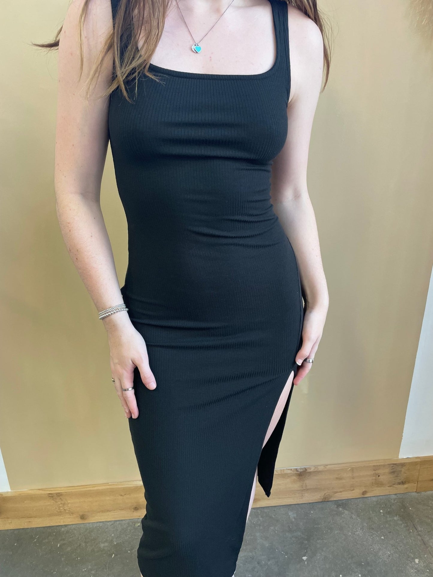 Jessica Ribbed Dress - Arete Style