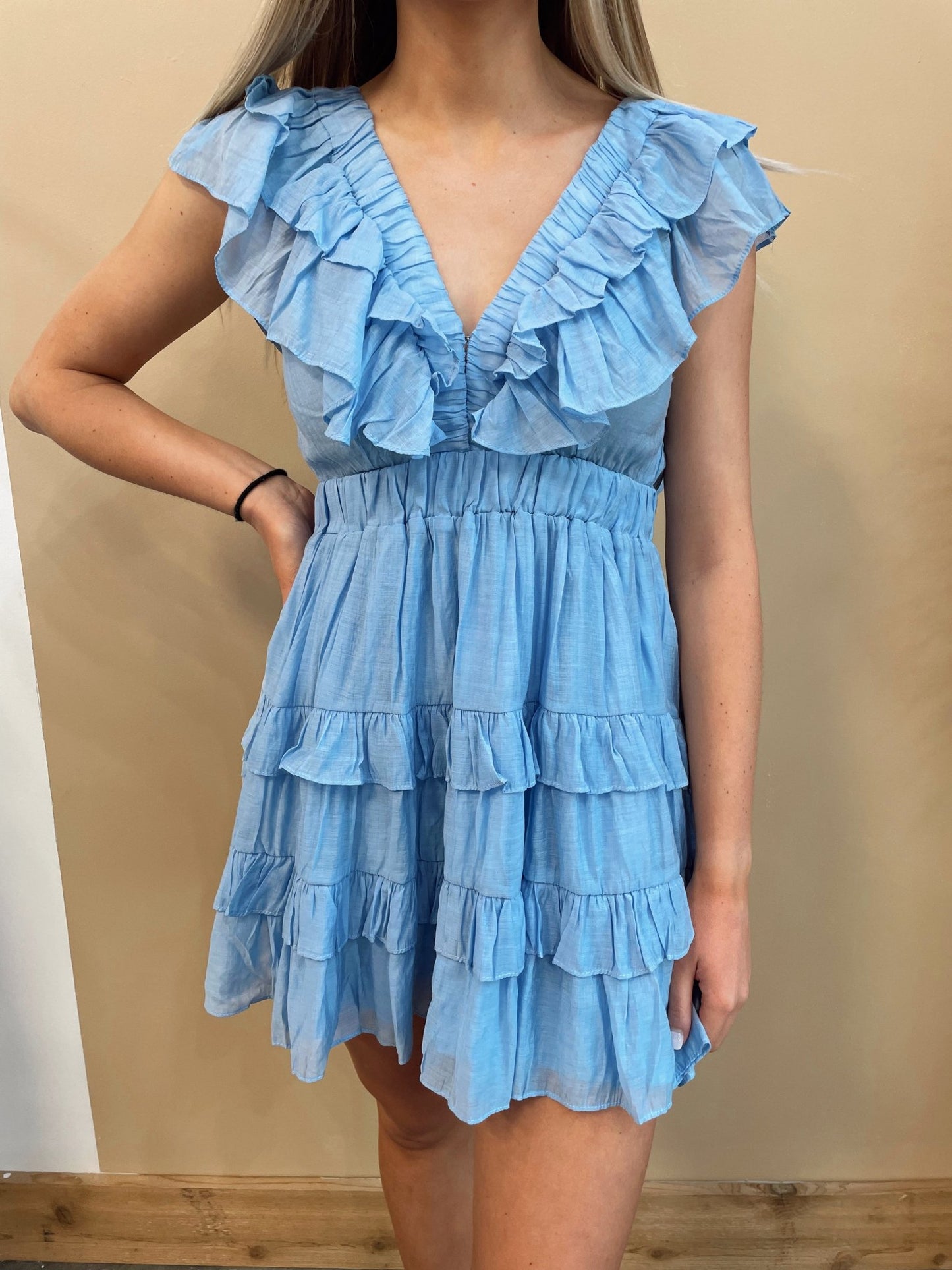 Talia Ruffle Dress - Arete Style
